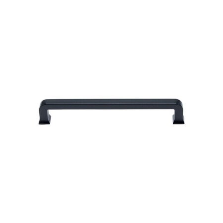 Utopia Alley 6.3 in. Center to Center Zinc Cabinet Pull, Matt Black HW408BK